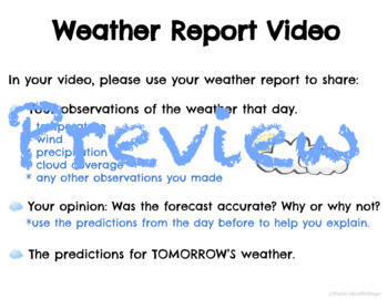 Calling all Meteorologists! - Weather Reports - Project Based Distance ...