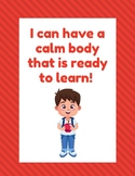 Calm Body, Ready to Learn Social Story