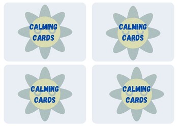 Preview of Calm Cards for Kids