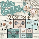 Calm Coastal Classroom Decor | US Coin Posters