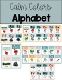 Calm Colors Classroom Alphabet *Real Pictures and Clipart*