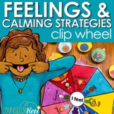 Calm Corner Clip Card: Identify Feelings & Choose Calming 