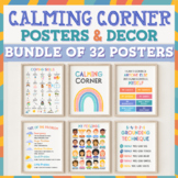 Calm Corner Posters Signs Calming Down Strategies Classroo