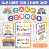Calm Corner Sign Calming Down Posters Printables Counselin