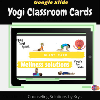Preview of Calm Corner | Yogi Cards | Distance Learning 