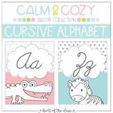 Calm & Cozy Collection - CURSIVE ALPHABET POSTERS