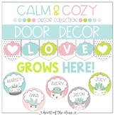 Calm & Cozy Collection - DOOR DECOR | EDITABLE