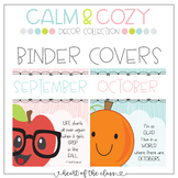 Calm & Cozy Collection - MONTHLY BINDER COVERS