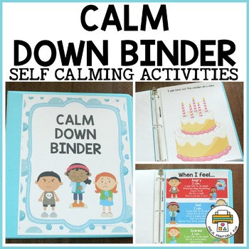 Preview of Calm Down Binder for Pre-K and Preschool