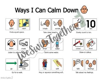 Calm Down Board by WeSwimTogether | TPT