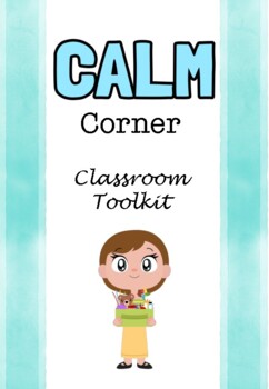 Preview of Calm Down/Break Space Toolkit - Calm Corner PBIS, Books, Tools, & Posters