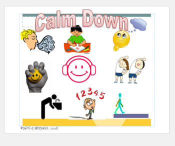 Preview of Calm Down Cards