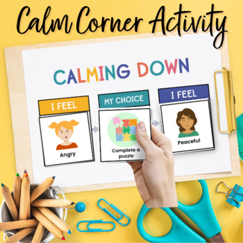 Calm Down Choice Cards Strategies Calming Corner Visuals Coping Skills ...