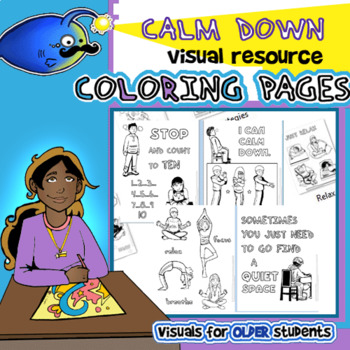 Calming Coloring Pages Worksheets Teaching Resources Tpt