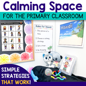 Preview of Calm Down Corner Bundle of Calming Strategies