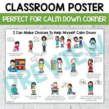 Calm Down Corner | Calming Strategies | Calm Down Choice Board | Self ...
