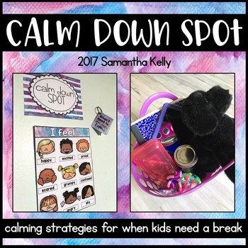 Preview of Calm Down Corner | Calming Strategies Posters & Readers | Self-Regulation