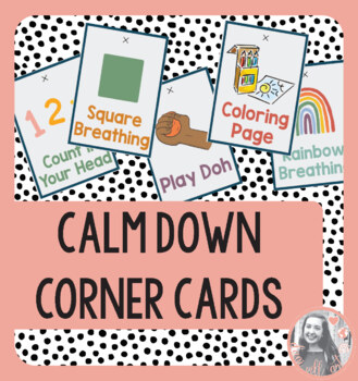 Preview of Calm Down Corner Cards