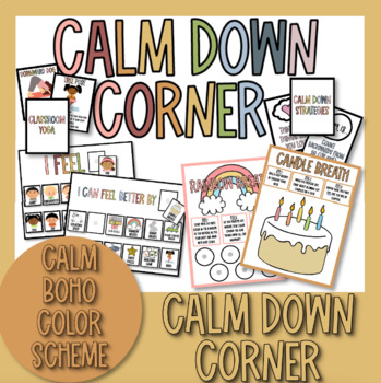 Preview of Calm Down Corner | Classroom Calm Down Area