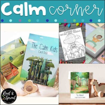 Preview of Calm Down Corner - Classroom Management Mindfulness Coping Skills Toolkit