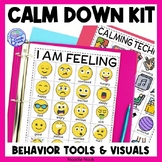Calm Down Corner Kit - Strategies, Posters, Social Story a