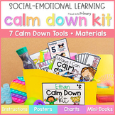Calm Down Corner Kit - Feelings Chart, Calming Strategies,