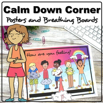 Preview of Calm Down Corner | Mindfulness Breathing Boards l Calm Corner