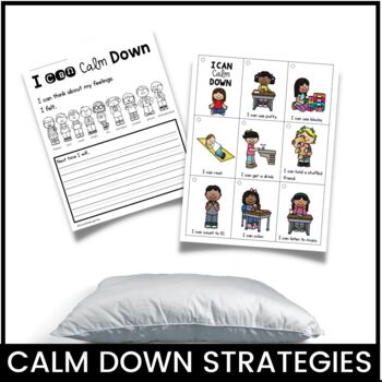 Calm Down Corner Posters And Tools By Time 4 Kindergarten Tpt