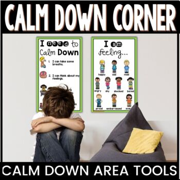 Preview of Calm Down Corner SEL Kit Tools for Behavior Management in the Primary Classroom