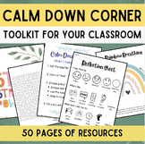 Calm Down Corner Toolkit | Elementary | calming strategies