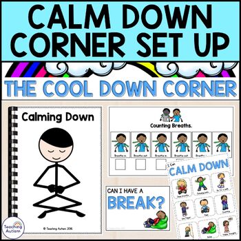 Calm Down Corner Set Up Pack by Teaching Autism | TpT