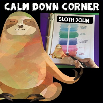 Preview of Calm Down Corner Kit: Mindfulness Coping Strategies Behavior Management