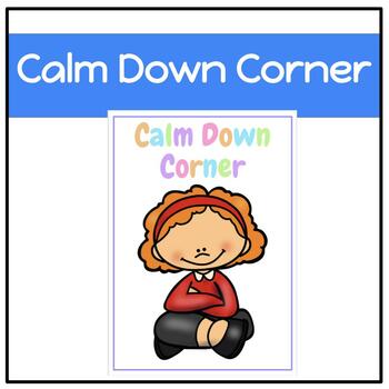 Calm Down Corner Special Education Emotion Regulation | TPT