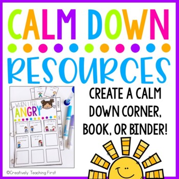 Preview of Calm Down Corner Strategies  EDITABLE - Distance Learning