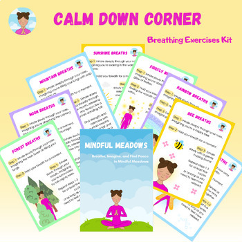 Preview of Calm Down Corner: breathing exercises posters