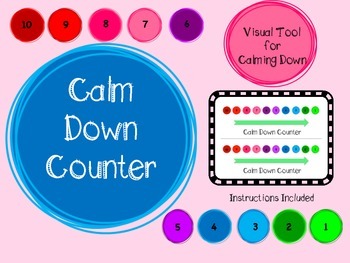 Preview of Calm Down Counter