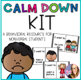 Calm Down Kit- A Resource for Nonverbal Students