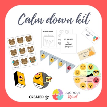 Calm Down Kit ☻ A life changing tool for any student ! by Jog Your Mind
