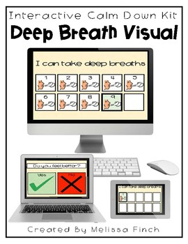 Preview of Calm Down Kit- Interactive Breathing Visual