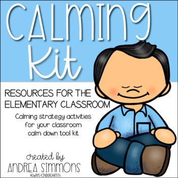 Preview of Calm Down Kit Resources