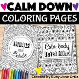 Calm Down Printables - Coloring Pages