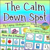 Calm Down Spot - Editable Coping Strategies Corner for Man