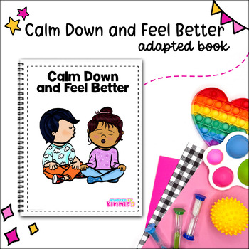 Preview of Calming Special Education Emotional Regulation Adapted Book Social Story