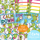 Calm Down Strategies Classroom Display Kit