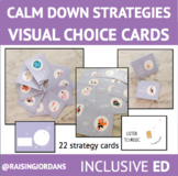 Calm Down Strategy Visual Choice Cards