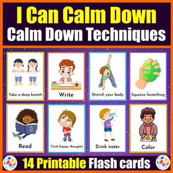 Calm Down Techniques for kids to learn how to control anger and manage ...