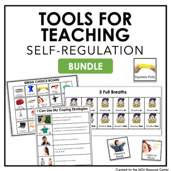 Preview of Calm Down Tools | Social Stories + Visual Supports for Self-Regulation