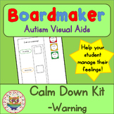 Calm Down Warning Chart - Boardmaker Visual Aids for Autism SPED