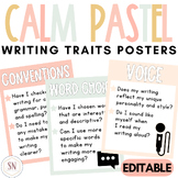 6 Six Traits of Writing Posters | 6 + 1 Writing Traits Anc