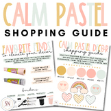 Calm Pastel Classroom Decor | Shopping Guide